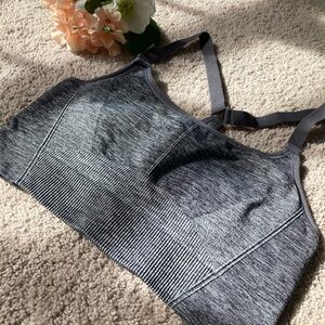 all in motion Gray Heather Seamless Sports Bralette